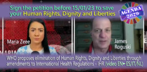 WHO wants to cancel Human Rights, Dignity and Freedoms through IHR | James Roguski talks with Maria Zeee