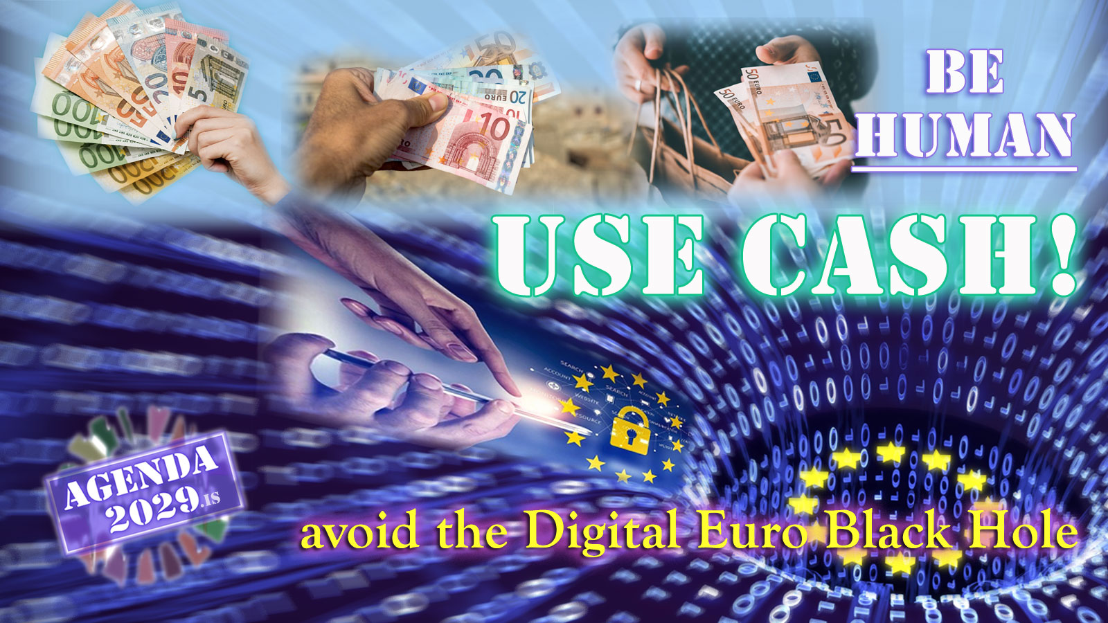 Lee más sobre el artículo ¡Sé Humano, Usa dinero en Efectivo! Evita el agujero negro del euro digital.