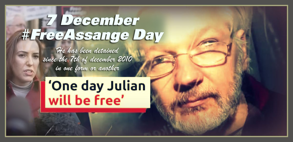 Read more about the article 7 December = International #FreeAssange Day