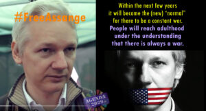 Ze willen dat doorlopende oorlog het "nieuwe normaal" wordt! | Julian Assange (interview 8 oktober 2011)