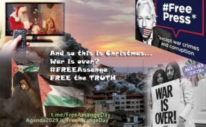 Y así que esto sería Navidad... ¿Se acabó la guerra? | John Lennon para Julian Assange