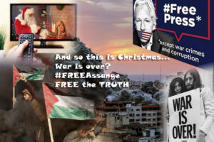And so this is Christmas... WAR is over? | John Lennon for Julian Assange!