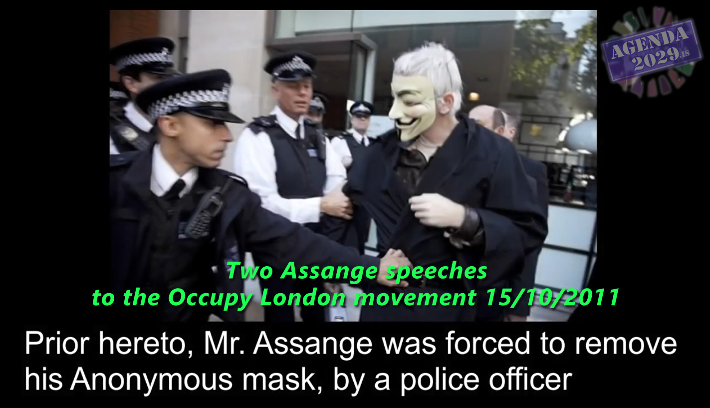 Read more about the article Two Assange speeches to the Occupy London movement (15/10/2011 – EN)