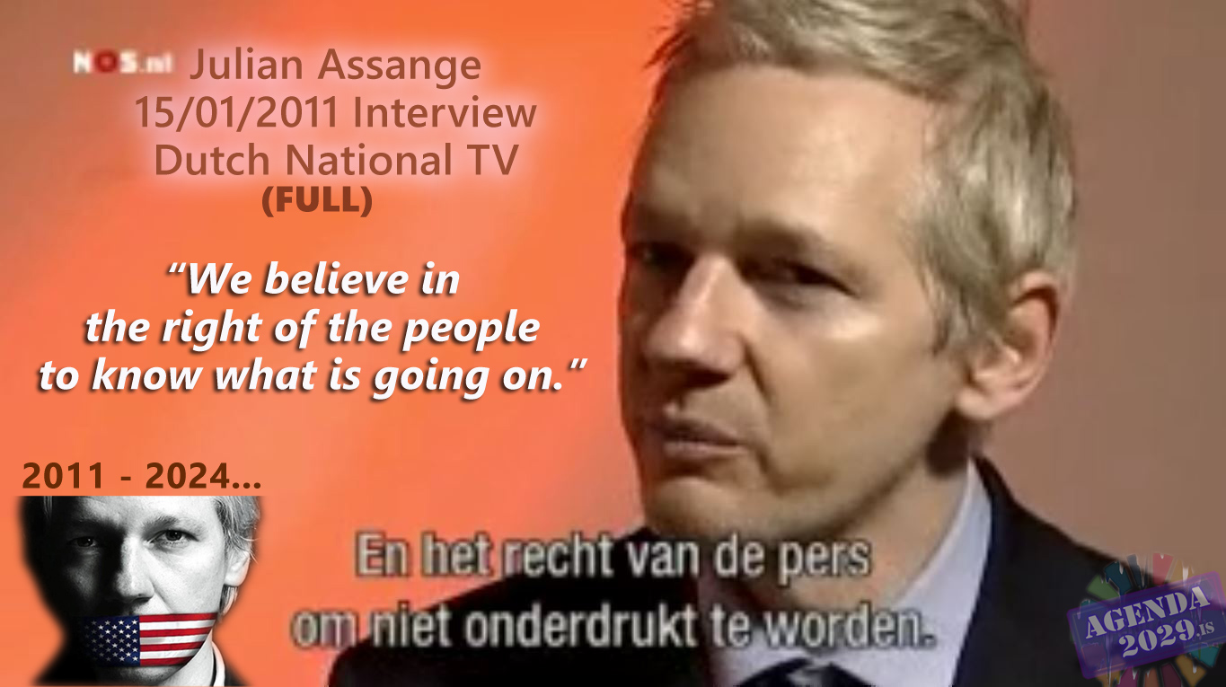 Scopri di più sull'articolo NOS interview with Julian Assange 2011 – FULL (EN►NL)