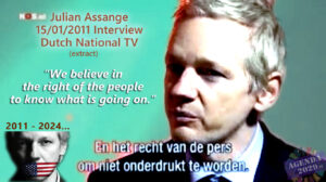 Dutch National Television (NOS) interview with Julian Assange 2011 (short EN►ES/IT/NL)