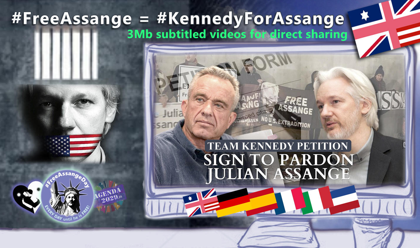 Lire la suite à propos de l’article #KennedyForAssange – Vidéos de Kennedy pour Assange à partager directement. (EN►FR)
