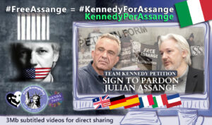 Scopri di più sull'articolo #KennedyForAssange – Video di Kennedy per Assange da condividere direttamente (EN►IT)
