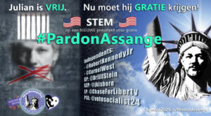 Lees meer over het artikel #PardonAssange – Amerika, STEM voor een NIEUWE president die Assange GRATIE zal verlenen! (EN►ES/IT/NL)
