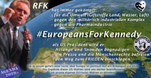 Read more about the article Europäer für Kennedy! #EuropeansForKennedy (DE, EN, ES, FR, IT, NL)