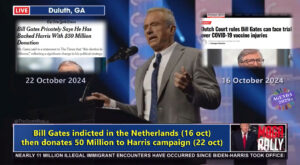 Bill Gates indicted in the Netherlands, then donates 50 Million $ to Harris campaign... (EN►ES/IT/NL)