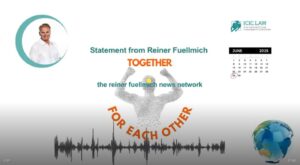 Reiner Fuellmich's latest statement, Together For Each Other