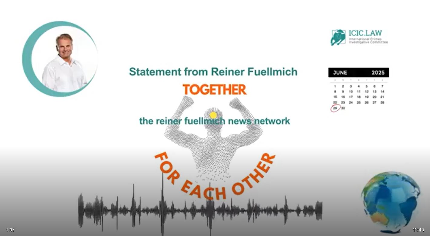 Read more about the article Reiner Fuellmich’s latest statement, Together For Each Other
