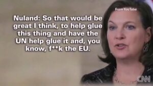 "Fuck the EU" - Victoria Nuland the US top diplomat (!) for Europa, 2014